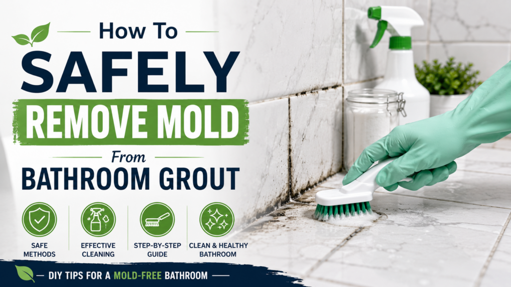 How To Safely Remove Mold From Bathroom Grout