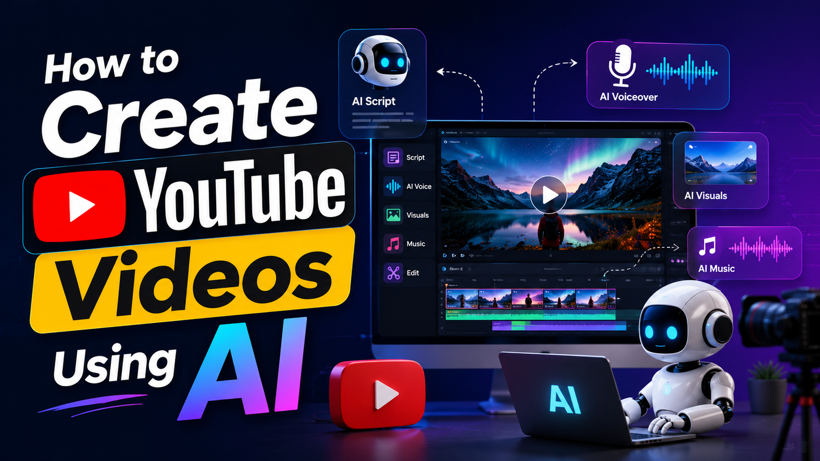 How to Create YouTube Videos Using AI