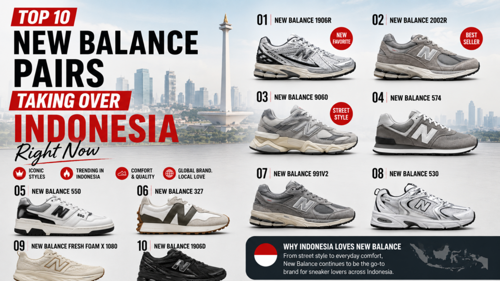 New Balance Sneakers in Indonesia
