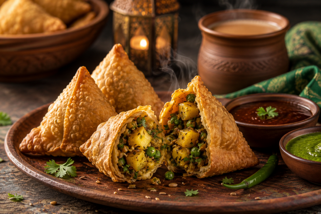 which country eats the most samosas in the world