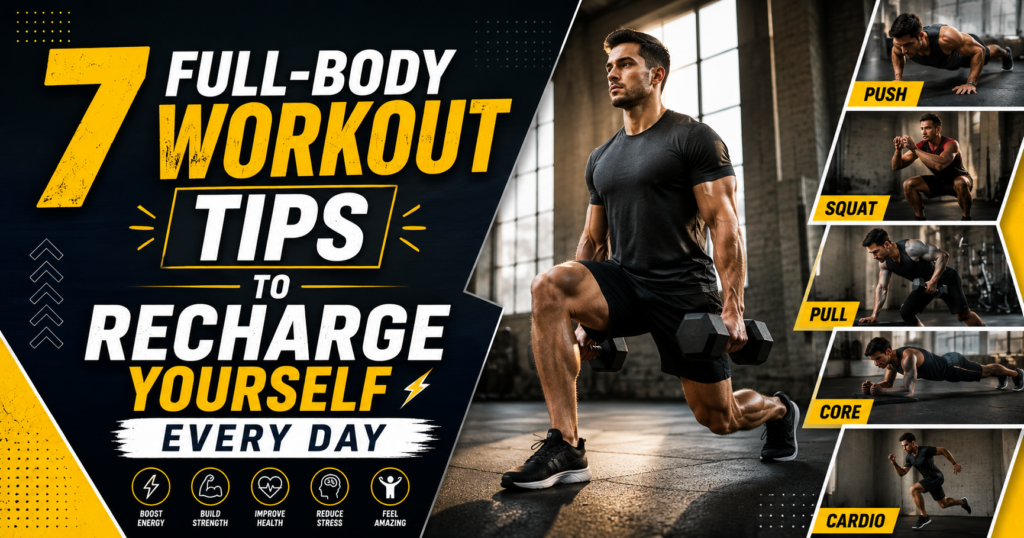 7 Full-Body Workout Tips to Recharge Yourself Every Day