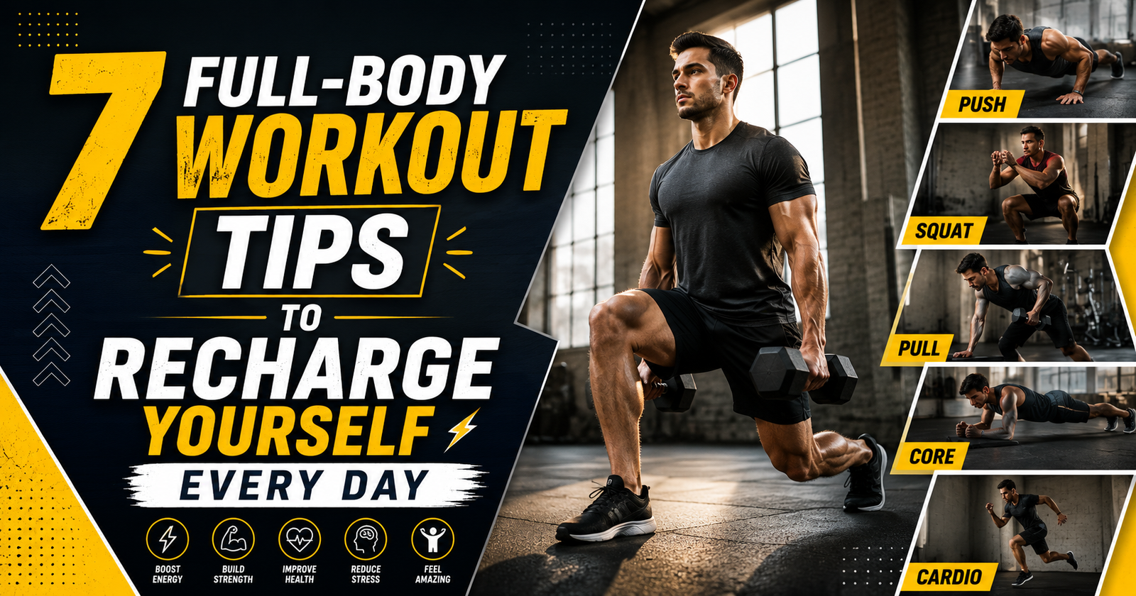 7 Full-Body Workout Tips to Recharge Yourself Every Day