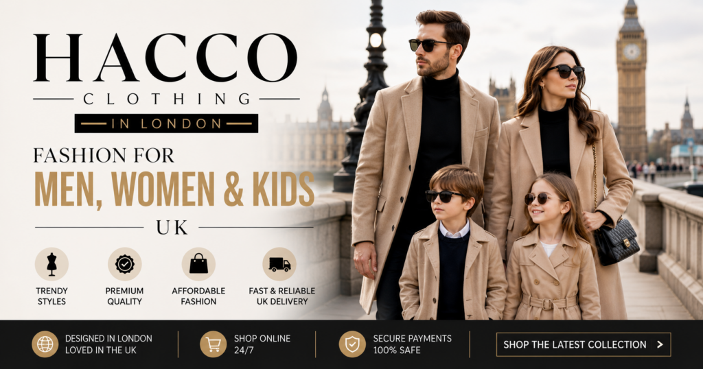 Hacco Clothing in London Fashion for Men, Women & Kids UK