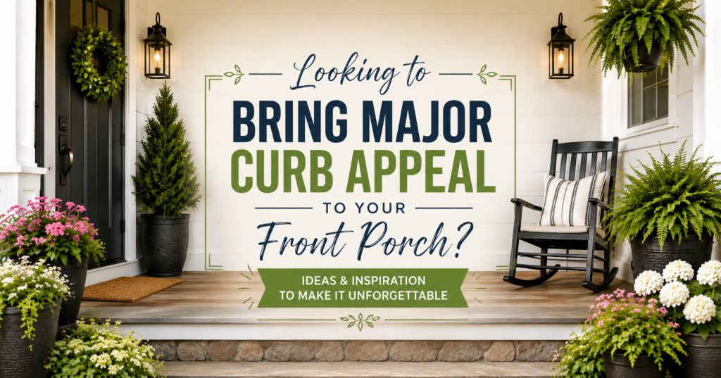 Looking to Bring Major Curb Appeal to Your Front Porch Ideas