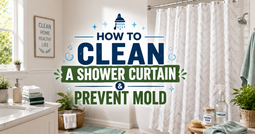 How to Clean a Shower Curtain & Prevent Mold