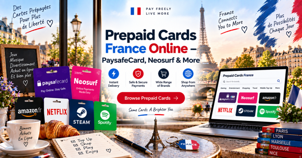 Prepaid Cards France Online